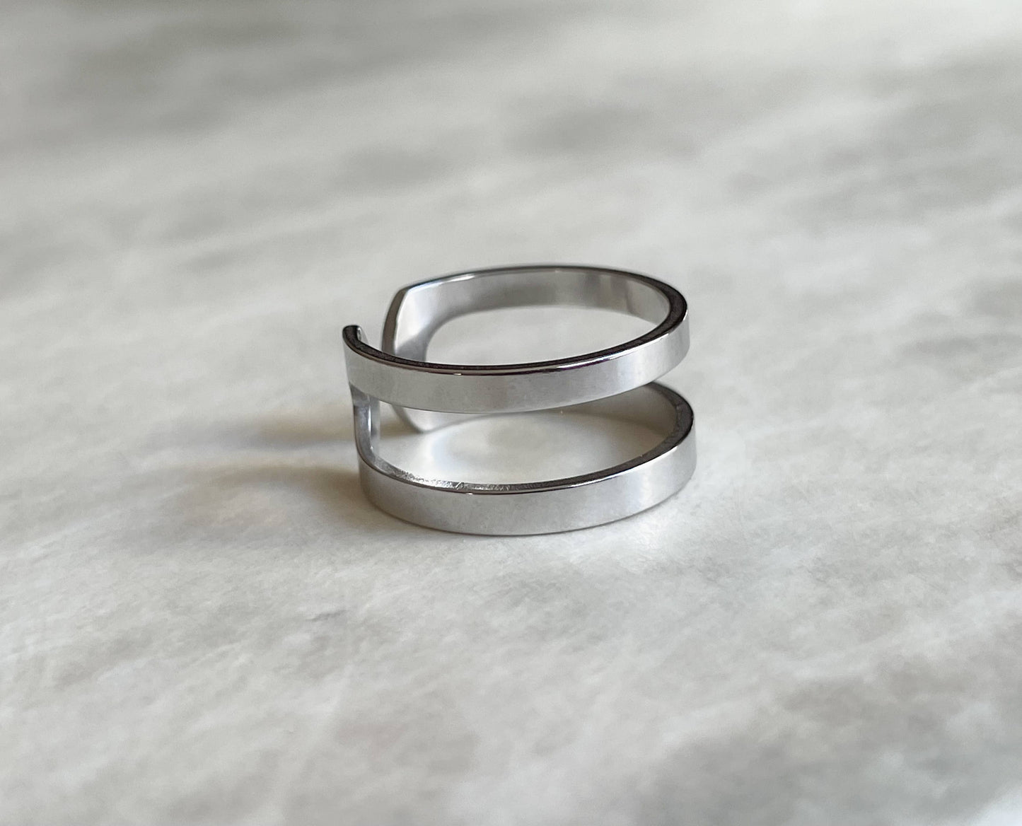 Plain Layered Ring