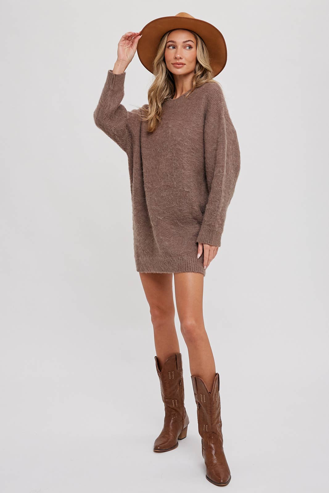 ALPACA BLEND BOUCLE TUNIC