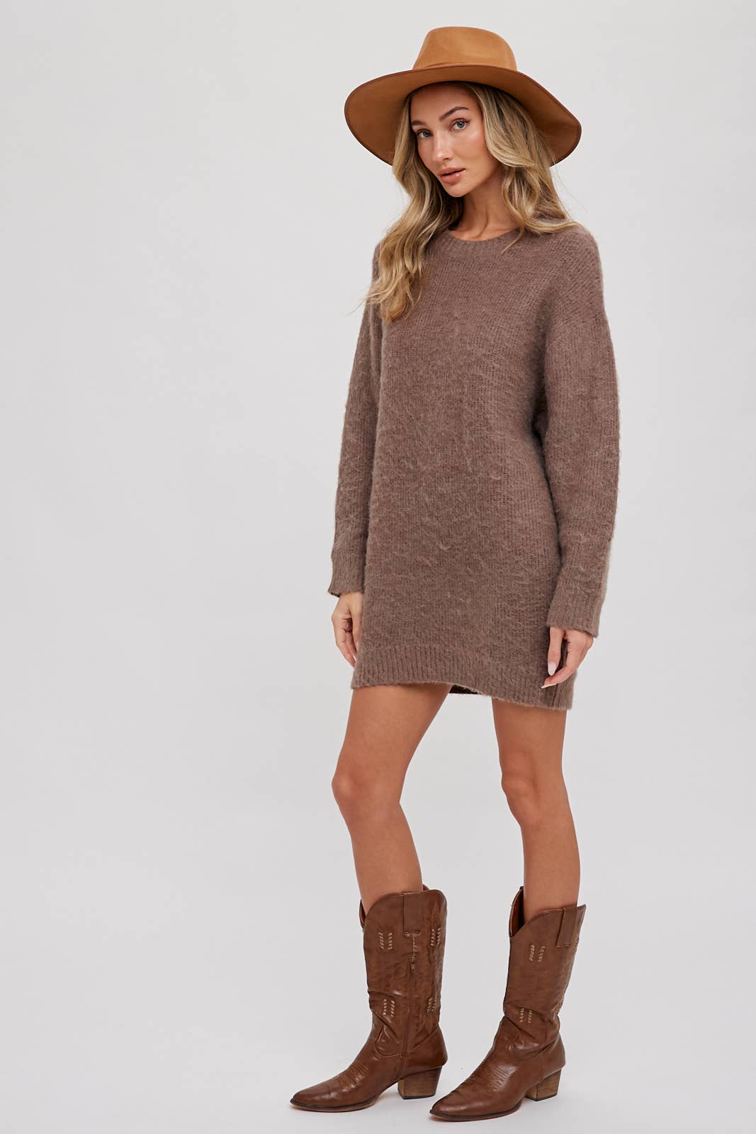 ALPACA BLEND BOUCLE TUNIC