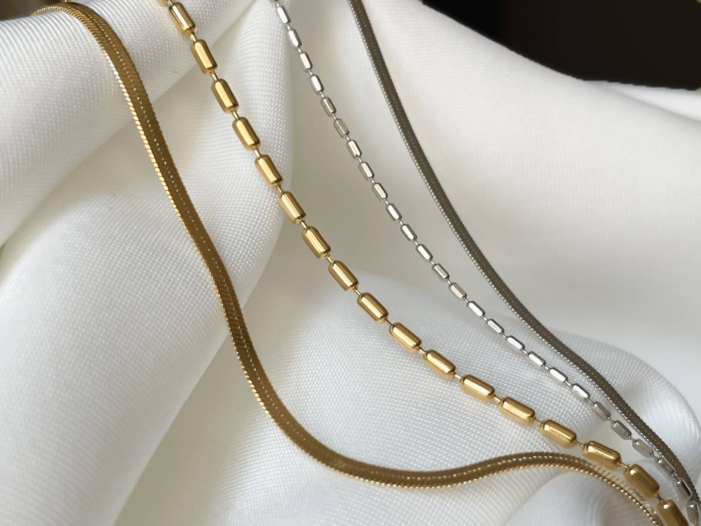 Layered Herringbone Bracelet