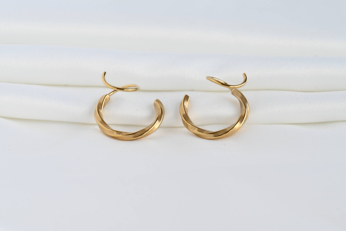 Spiral Hoop Earrings