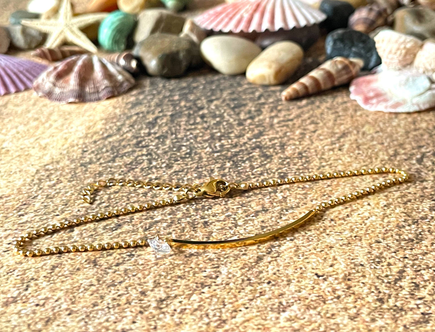Gold Smile Anklet
