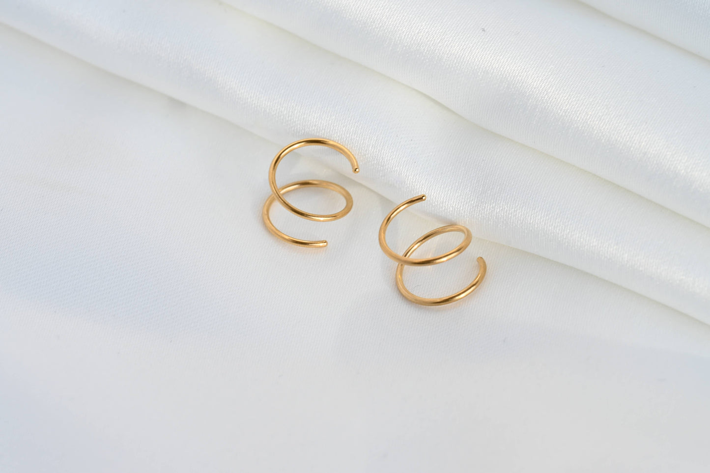 Spiral Hoop Earrings