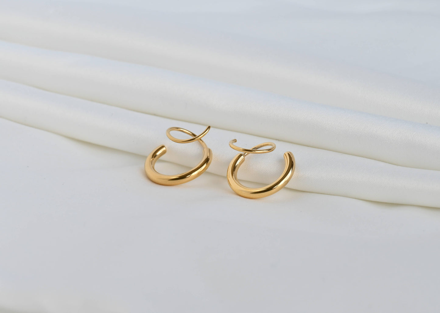 Spiral Hoop Earrings