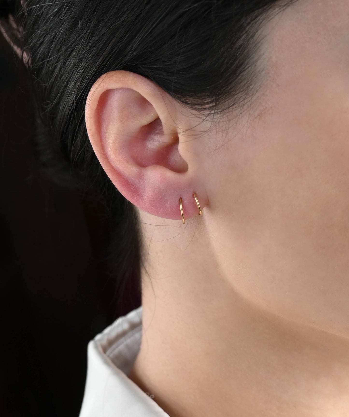 Spiral Hoop Earrings