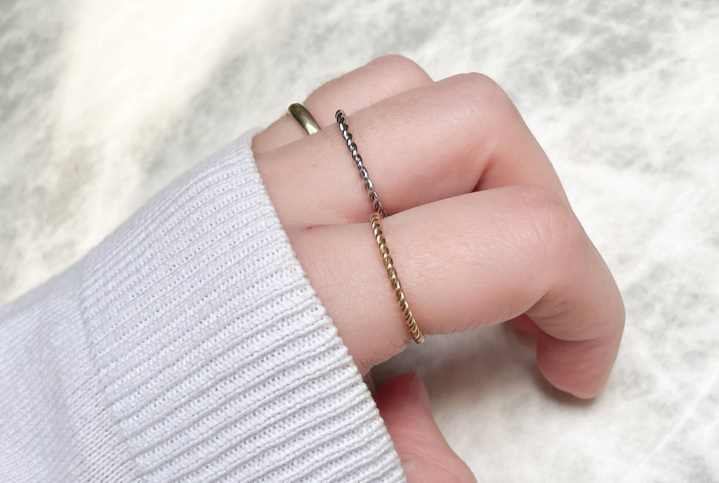 Stackable Rope Ring