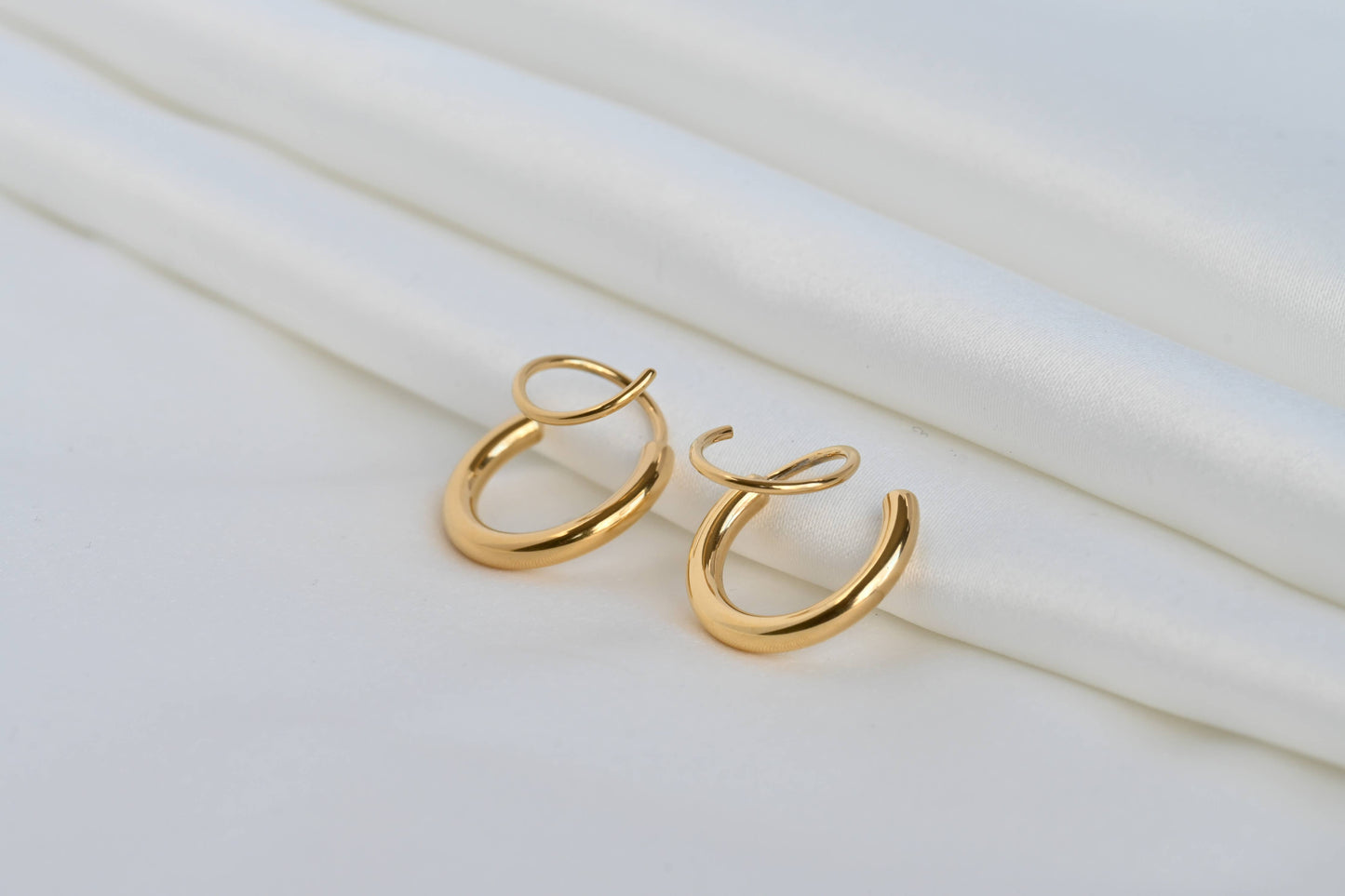 Spiral Hoop Earrings