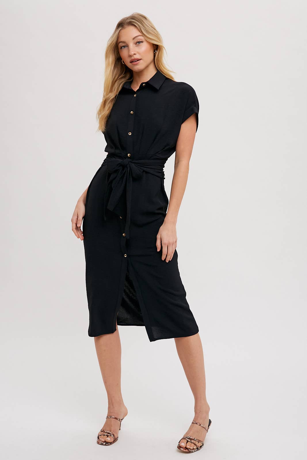 Button Down Shirtdress