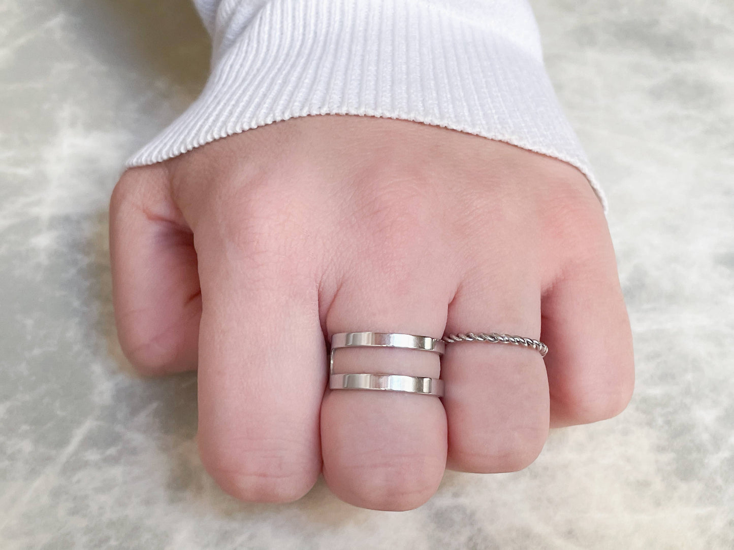 Plain Layered Ring