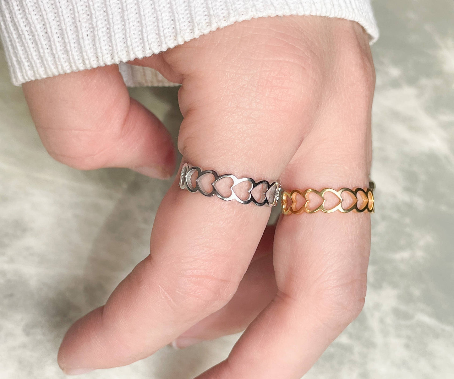 Dainty Heart Ring