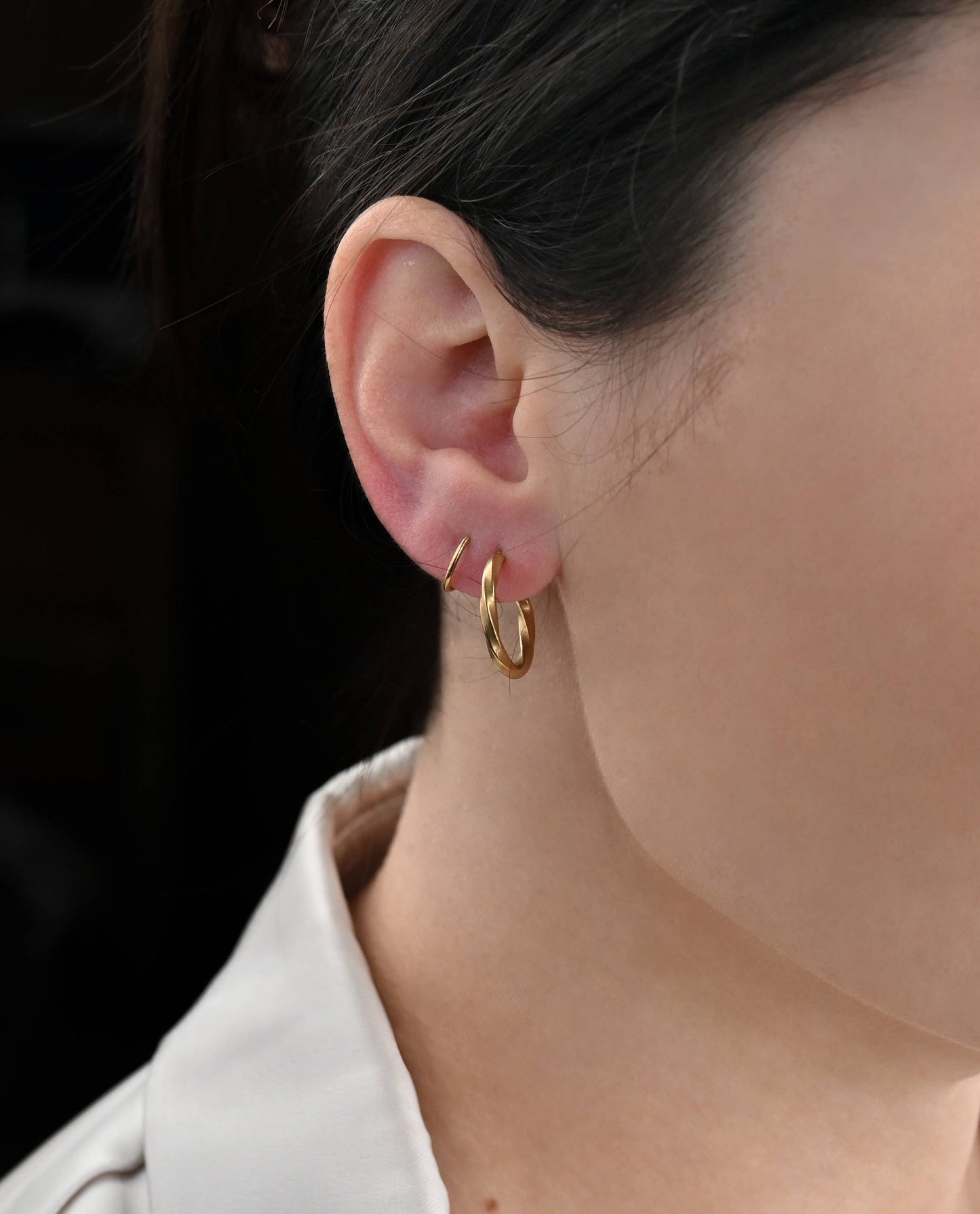 Spiral Hoop Earrings