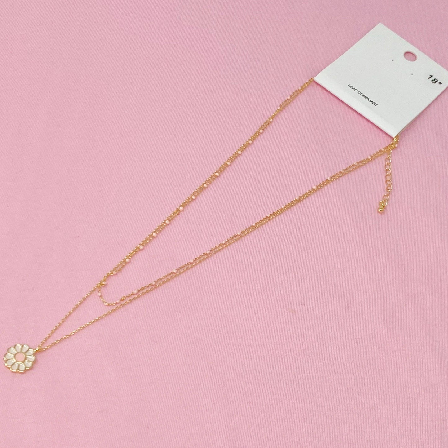 Layered Daisy Necklace