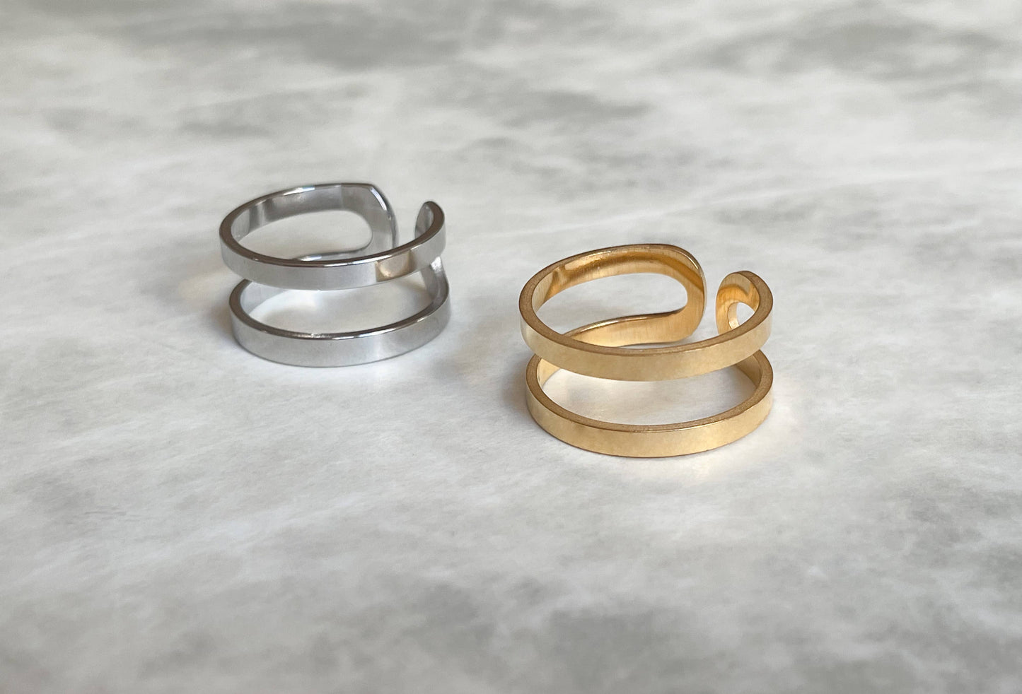 Plain Layered Ring