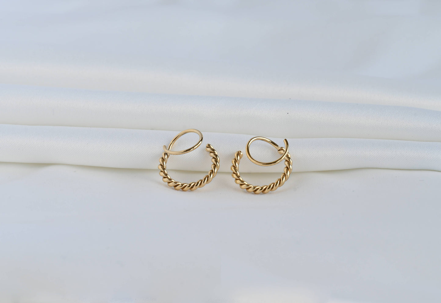 Spiral Hoop Earrings