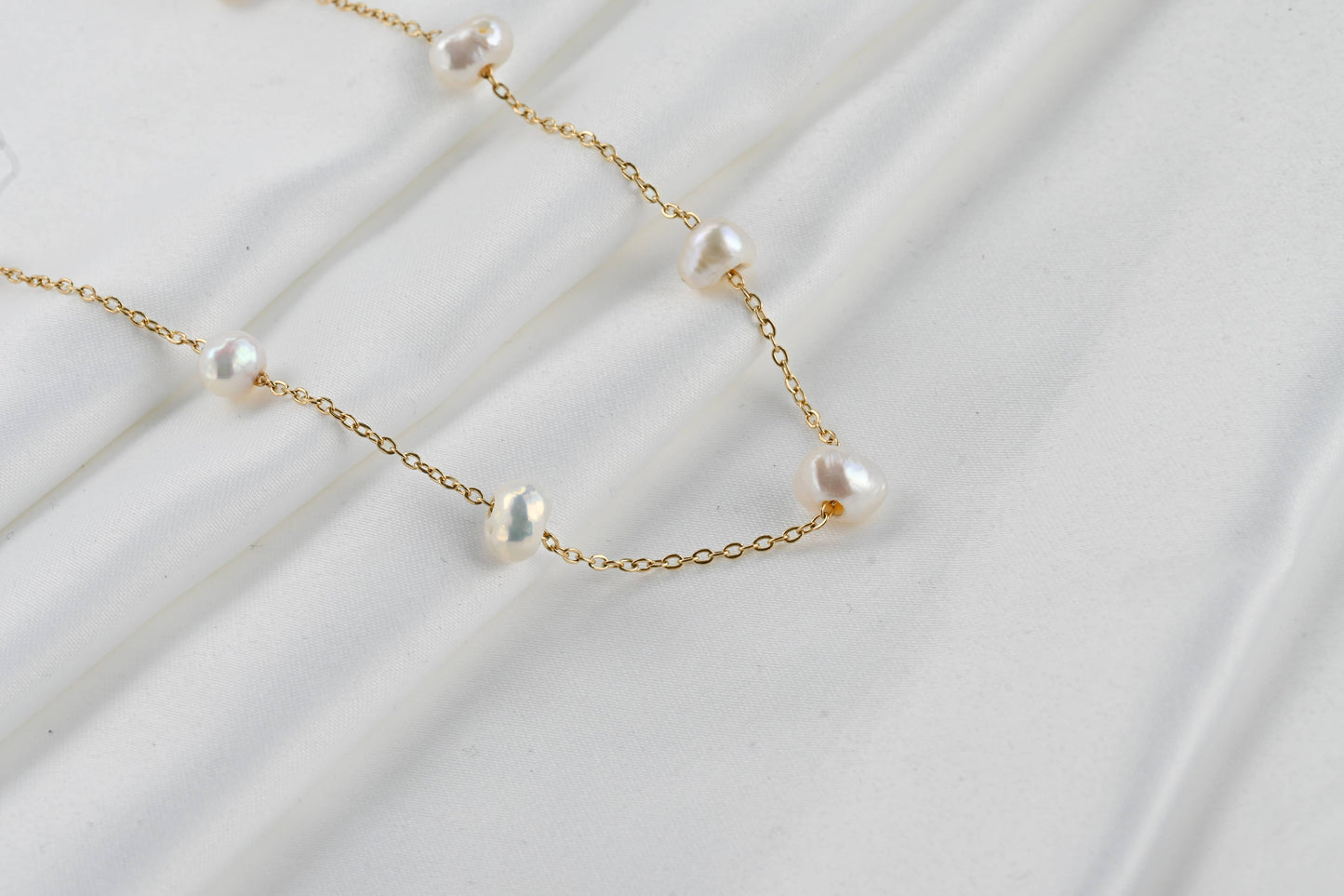 Pearl Satellite Necklace