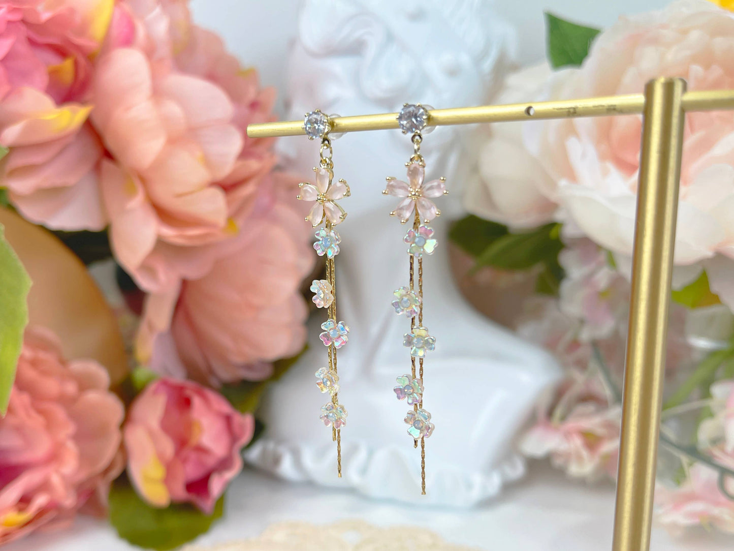 Flower Dangle Earrings