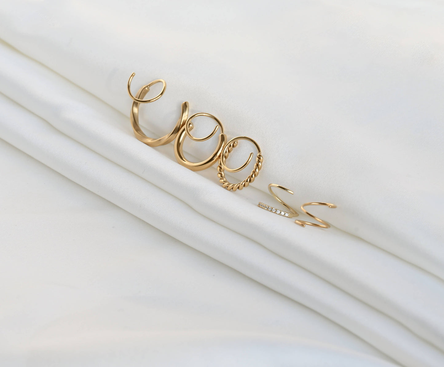 Spiral Hoop Earrings