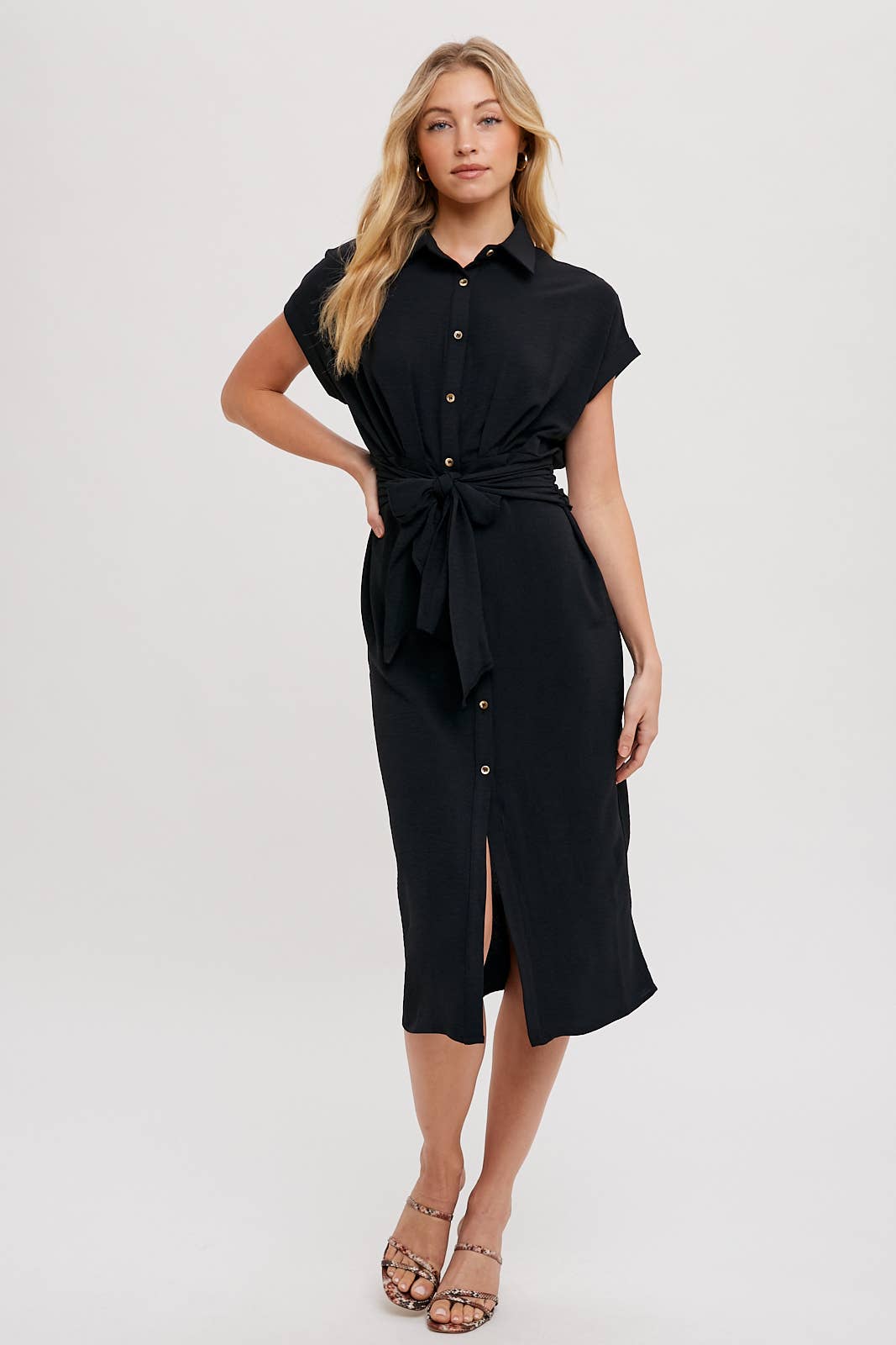 Button Down Shirtdress