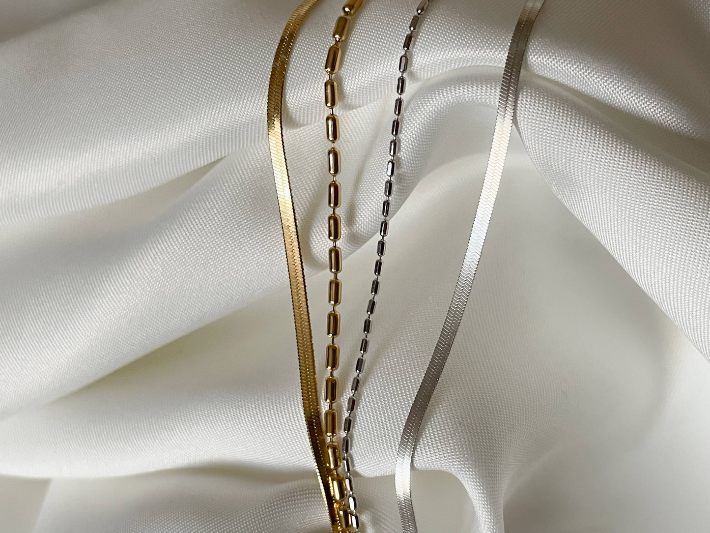 Layered Herringbone Bracelet