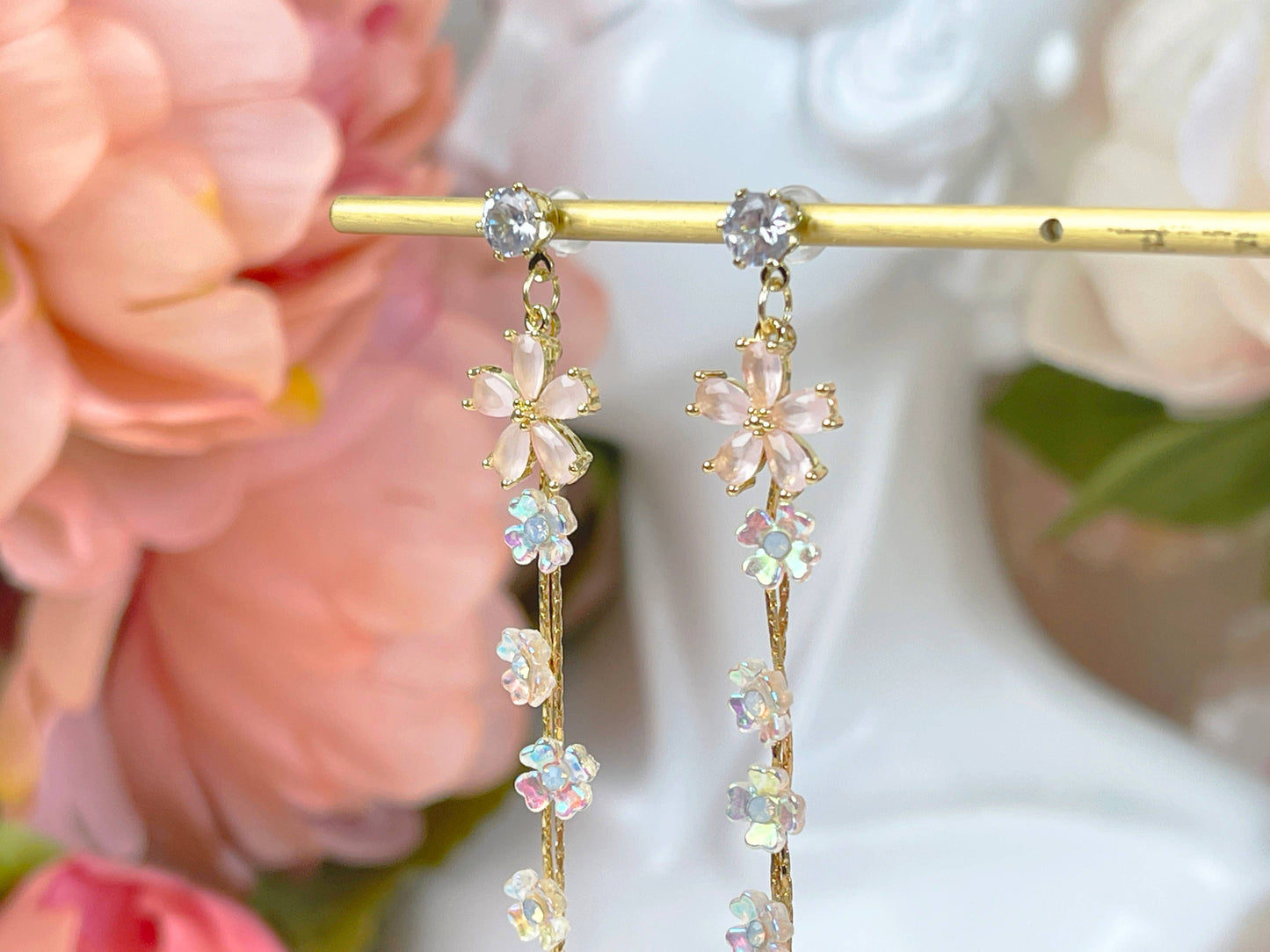 Flower Dangle Earrings