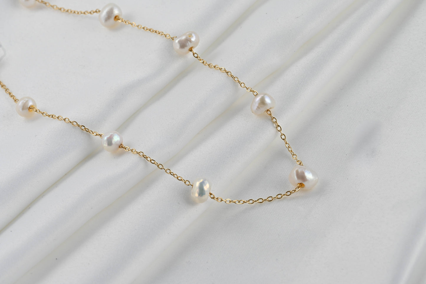Pearl Satellite Necklace