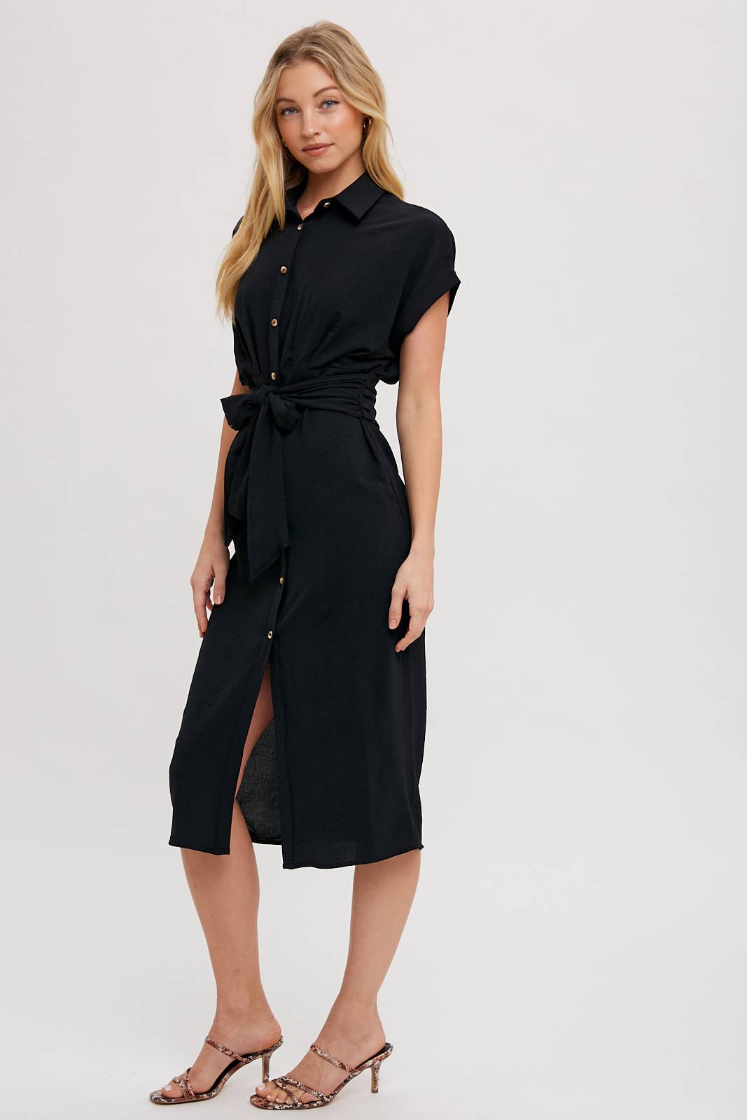 Button Down Shirtdress