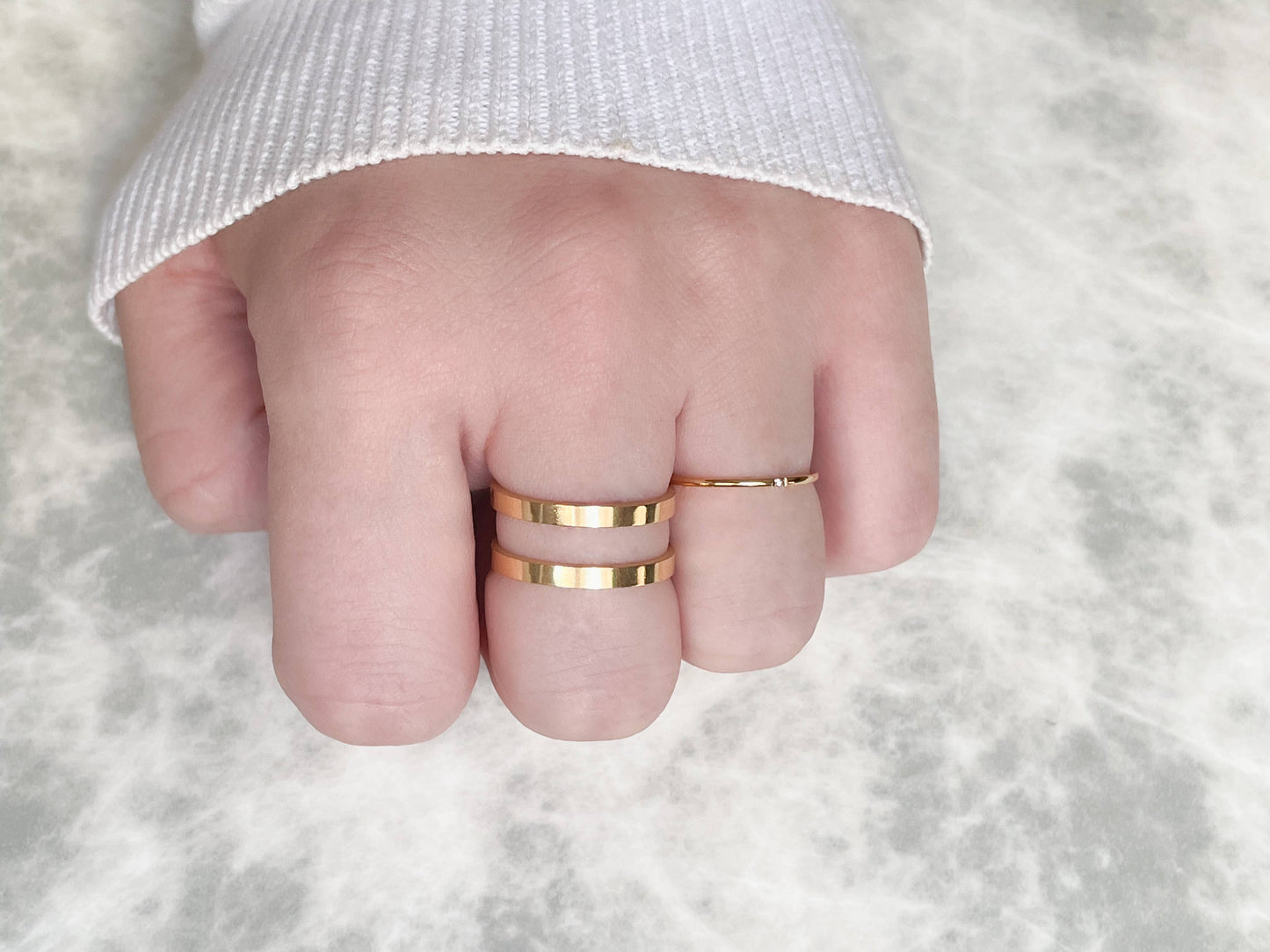 Plain Layered Ring