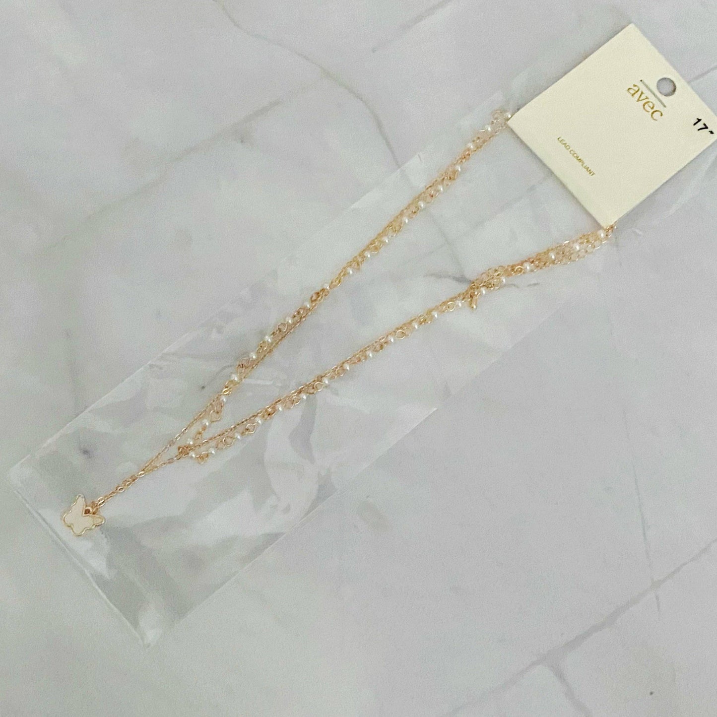 Layered Butterfly Necklace