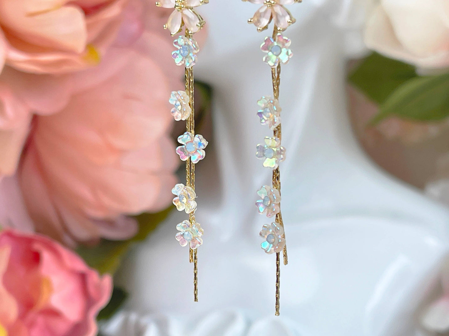 Flower Dangle Earrings