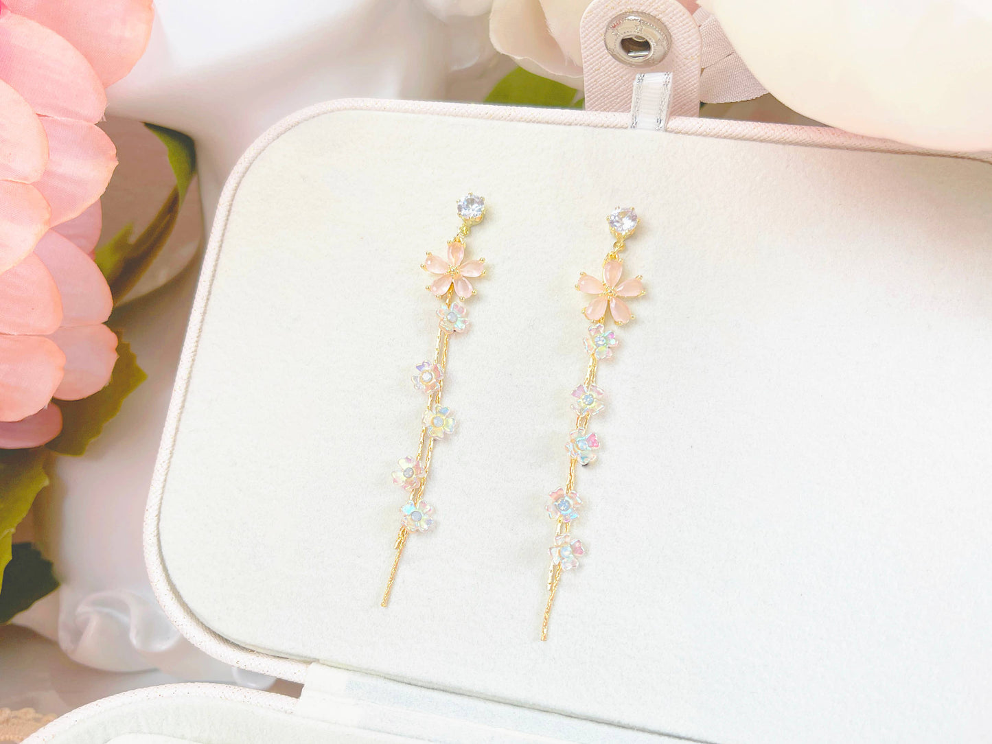 Flower Dangle Earrings