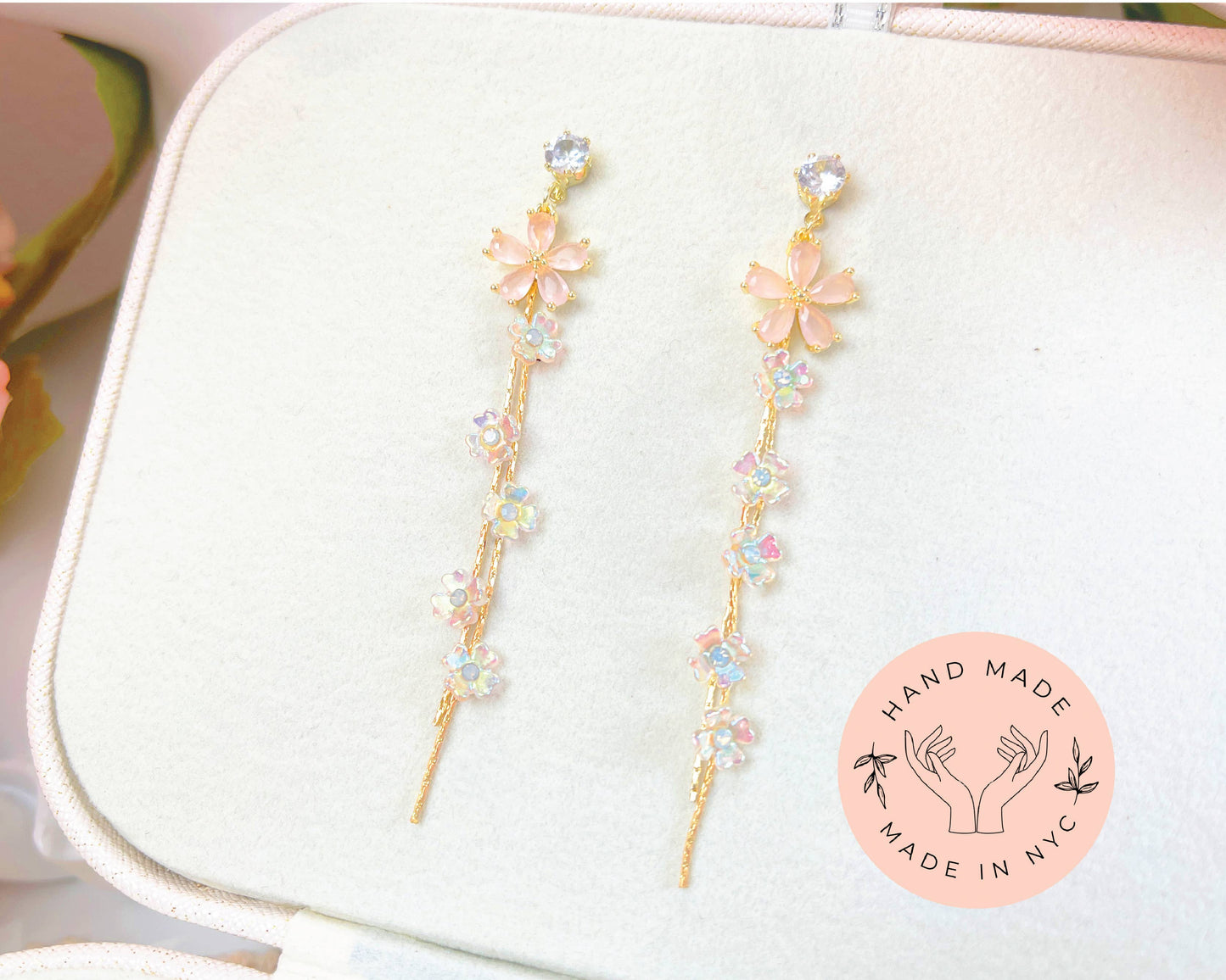 Flower Dangle Earrings