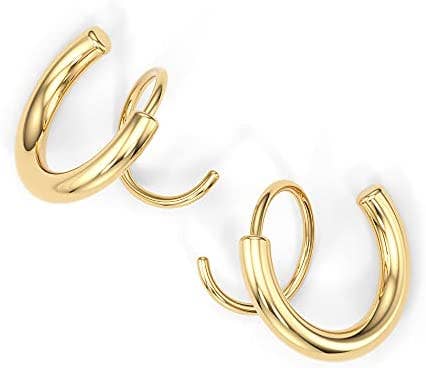 Spiral Hoop Earrings