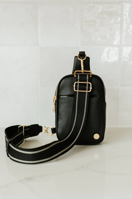 Bridget Sling Crossbody Fanny Mini Belt Bag: Black