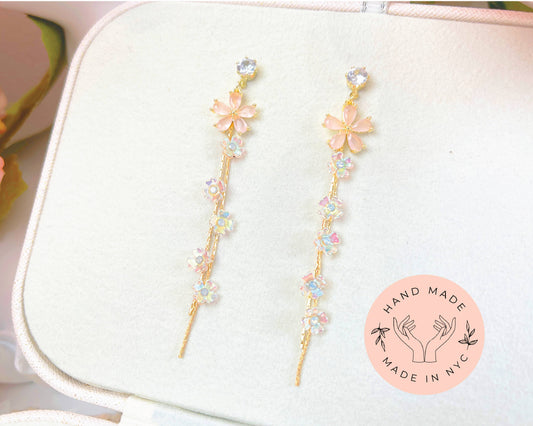 Flower Dangle Earrings