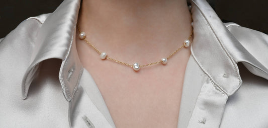 Pearl Satellite Necklace